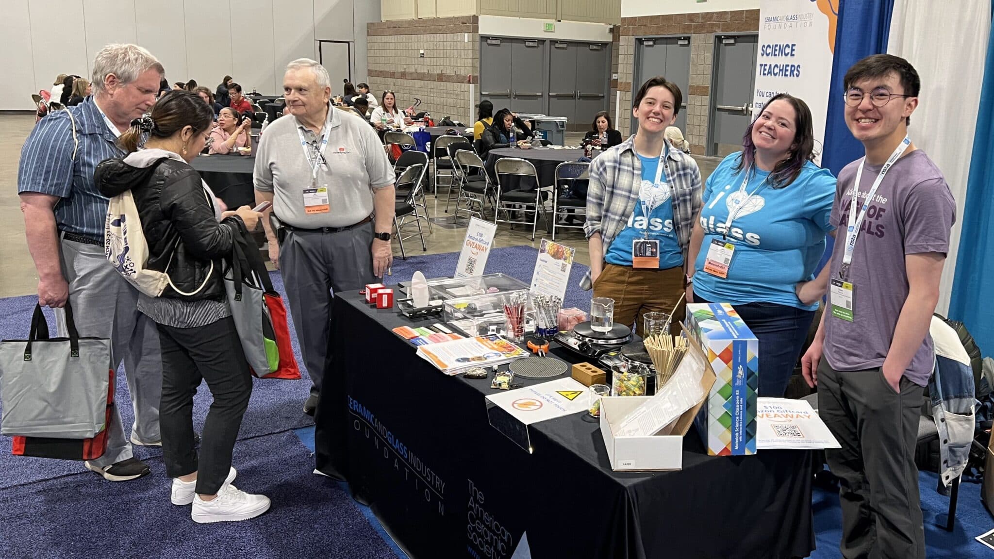 Volunteers attend the 2024 National Science Teaching Association (NSTA