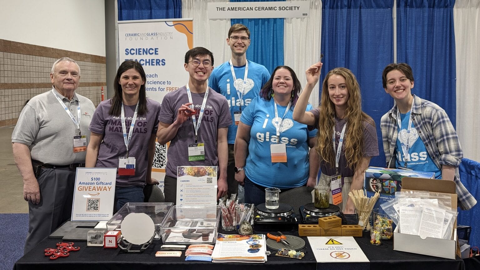 Volunteers attend the 2024 National Science Teaching Association (NSTA