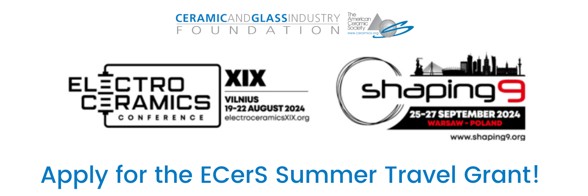 06-2024 ECerS Summer Travel Grant Logo